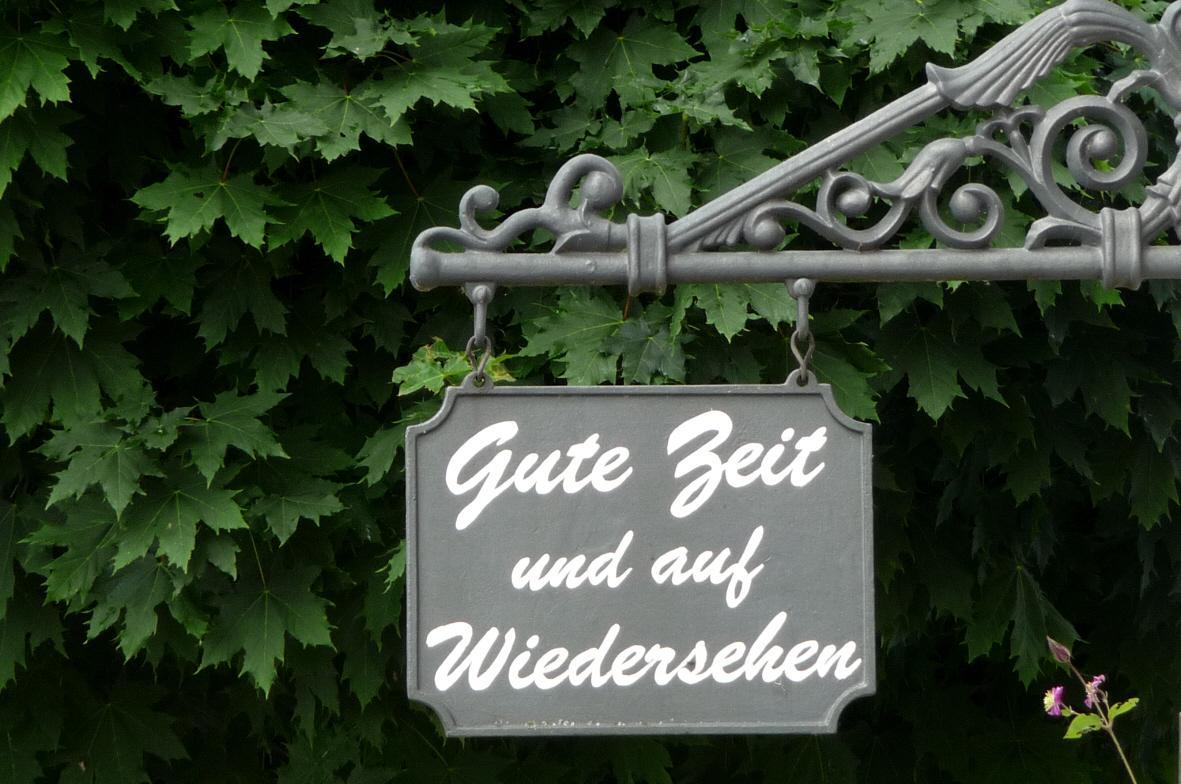 Auf wiedersehen