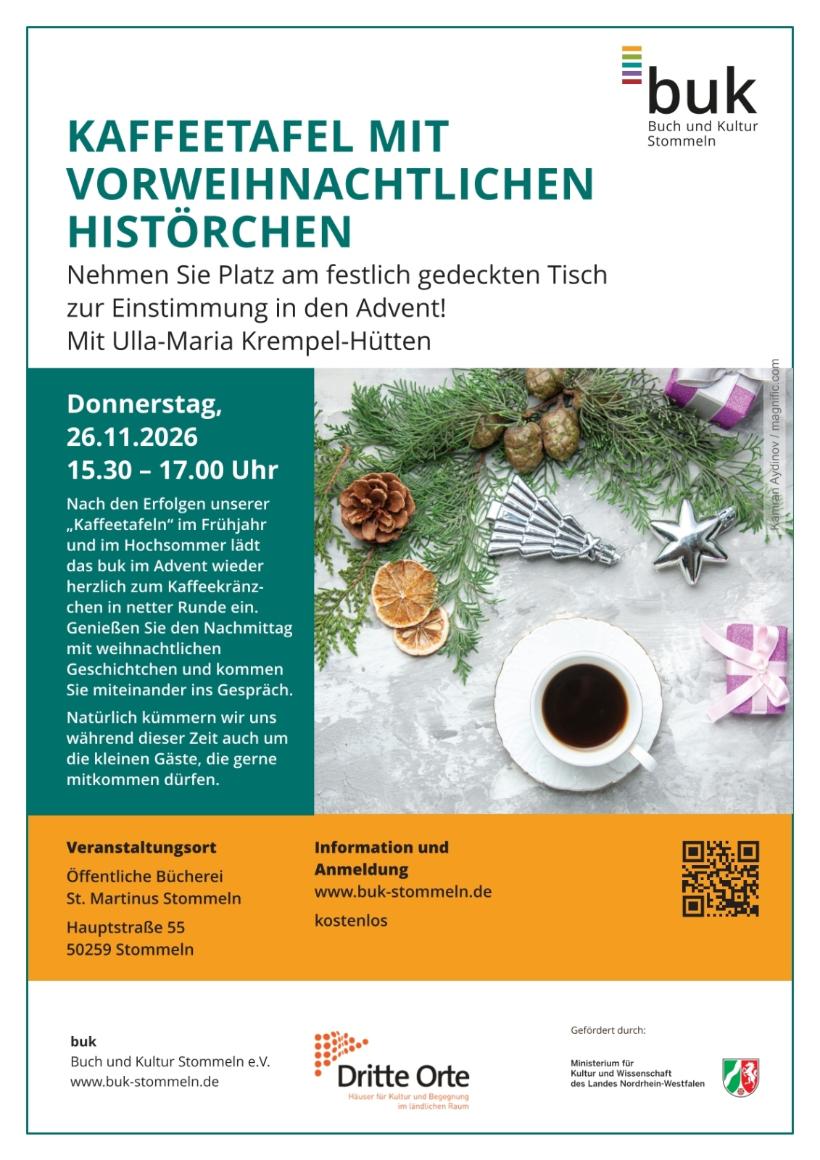 26-0092 buk Plakat Kaffeetafel im Advent