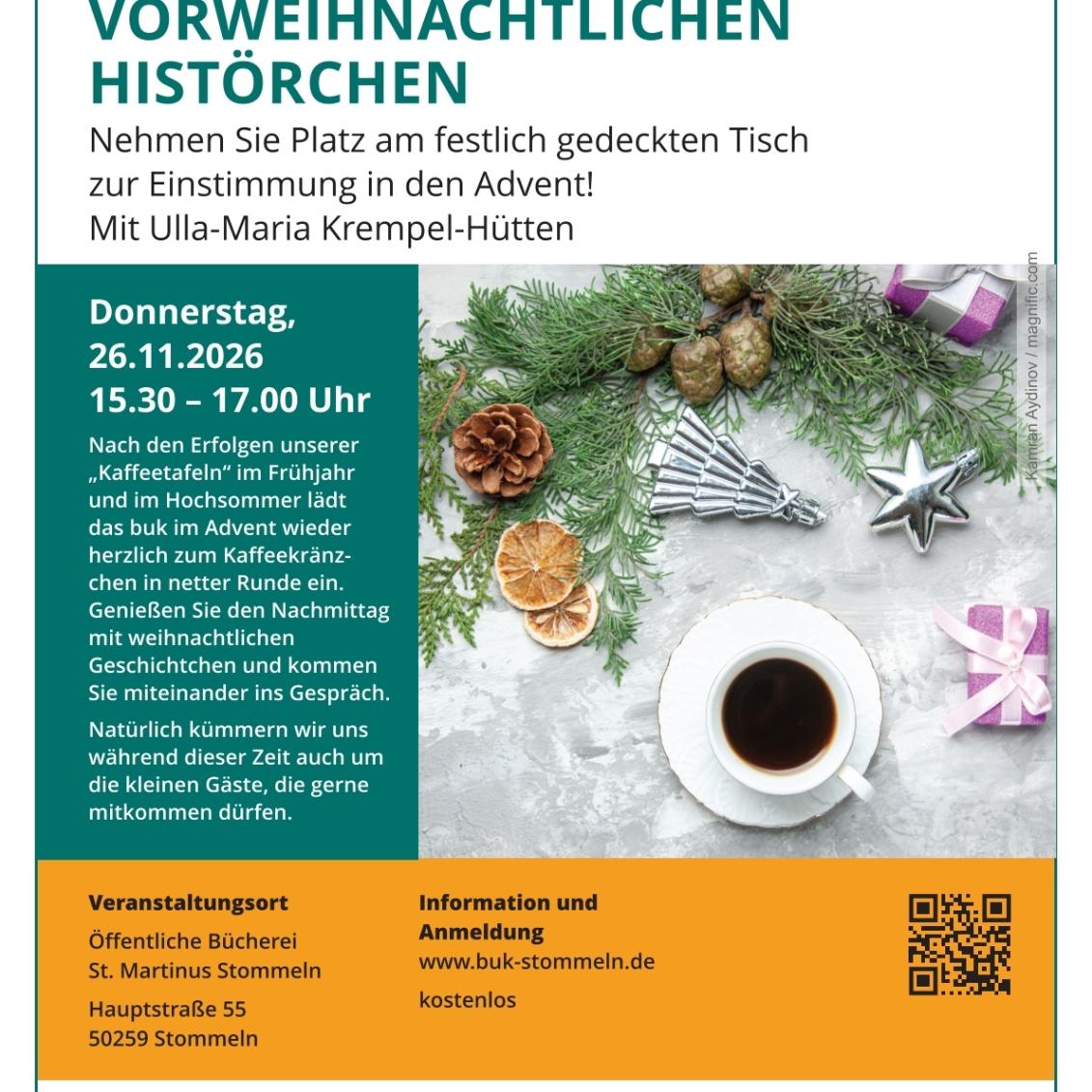 26-0092 buk Plakat Kaffeetafel im Advent