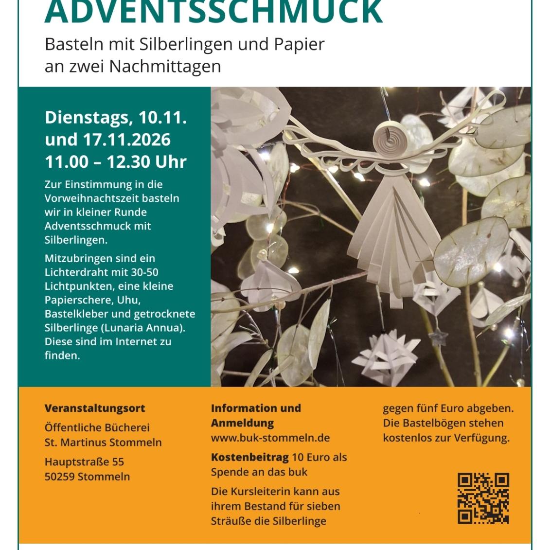 26-0096 buk Plakat Adventsschmuck