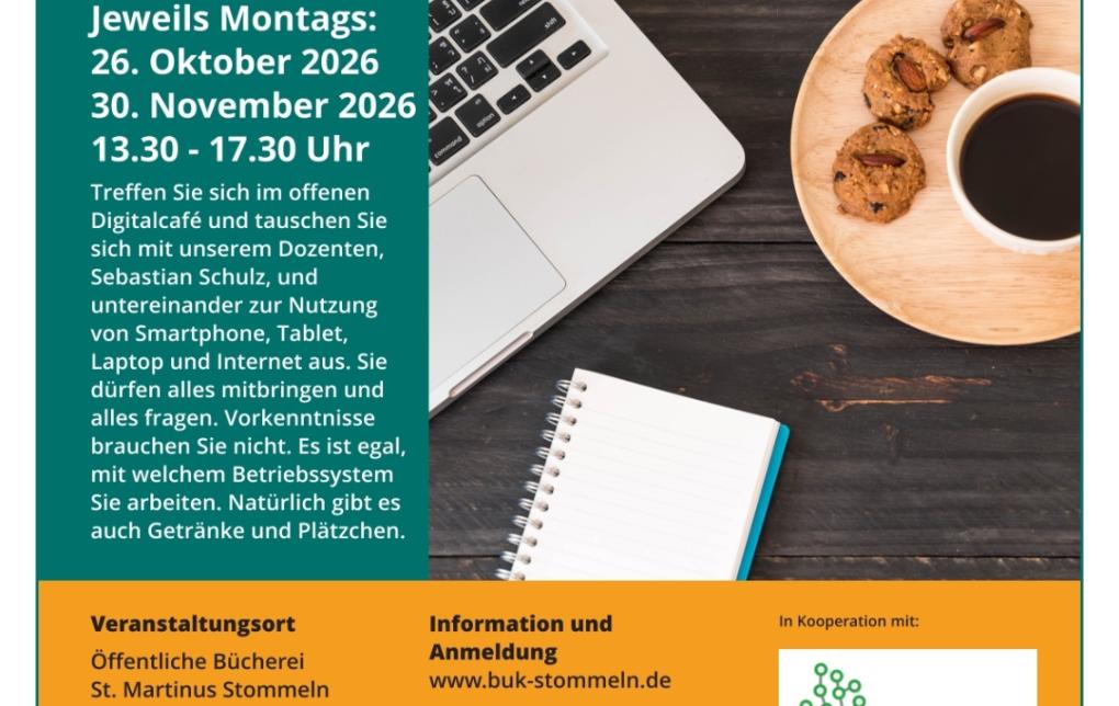26-0101 buk Plakat Digitalcafé für Seniorinnen und Senioren