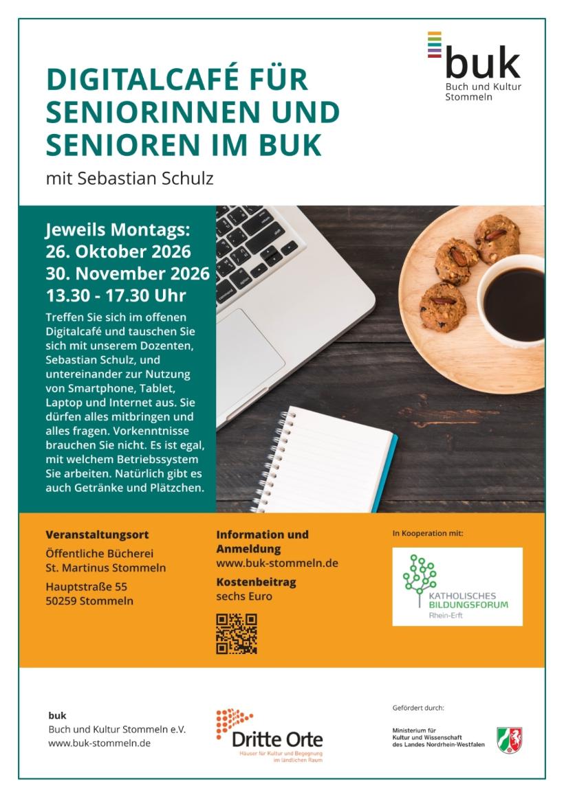 26-0101 buk Plakat Digitalcafé für Seniorinnen und Senioren