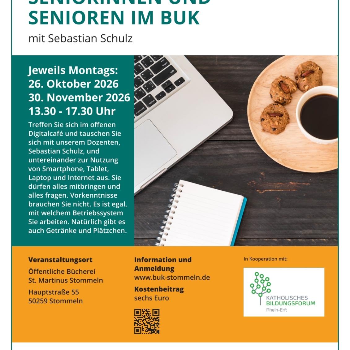 26-0101 buk Plakat Digitalcafé für Seniorinnen und Senioren
