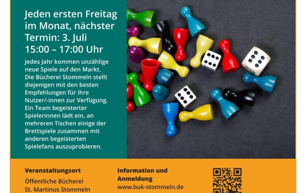 26-0102 bis 26-107 buk Plakat Let's play Spielenachmittag