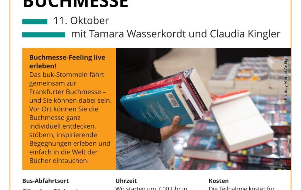 Fahrt zur Frankfurter Buchmesse