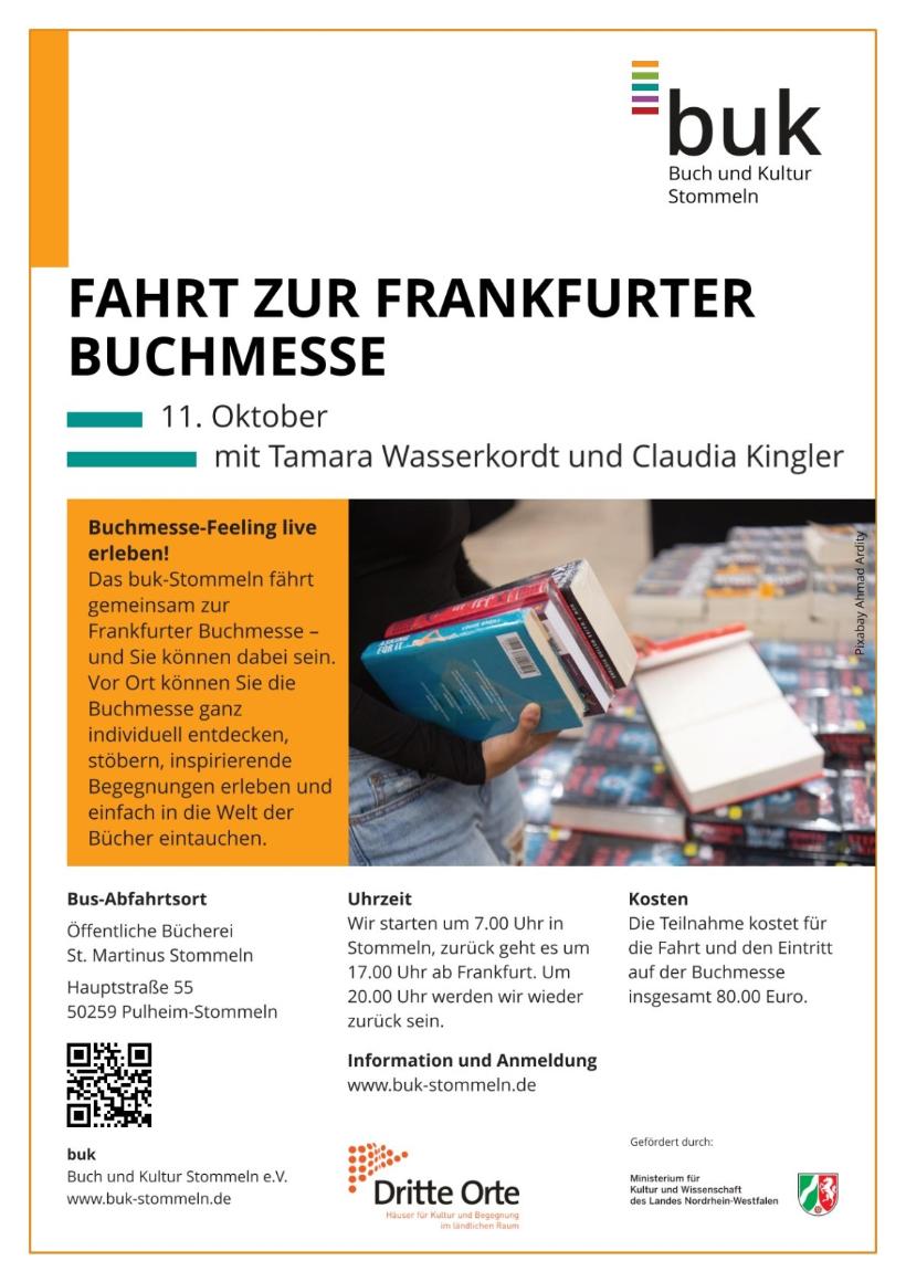 Fahrt zur Frankfurter Buchmesse