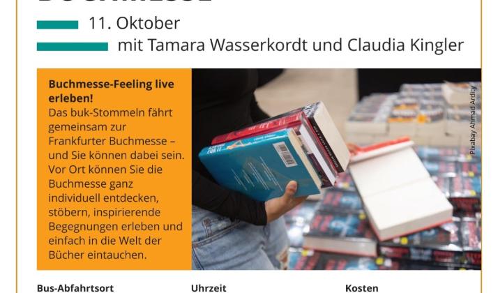 Fahrt zur Frankfurter Buchmesse