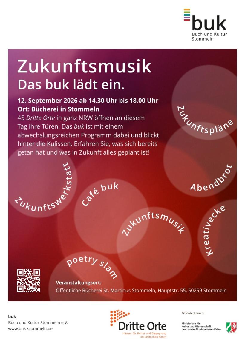 buk Plakat Tag der Dritten Orte 2026