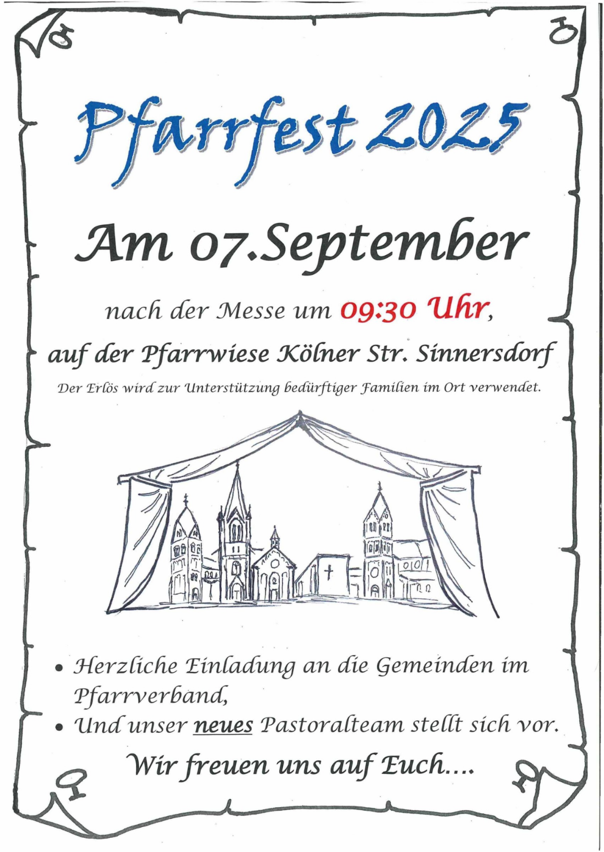Plakat Erntedankfest