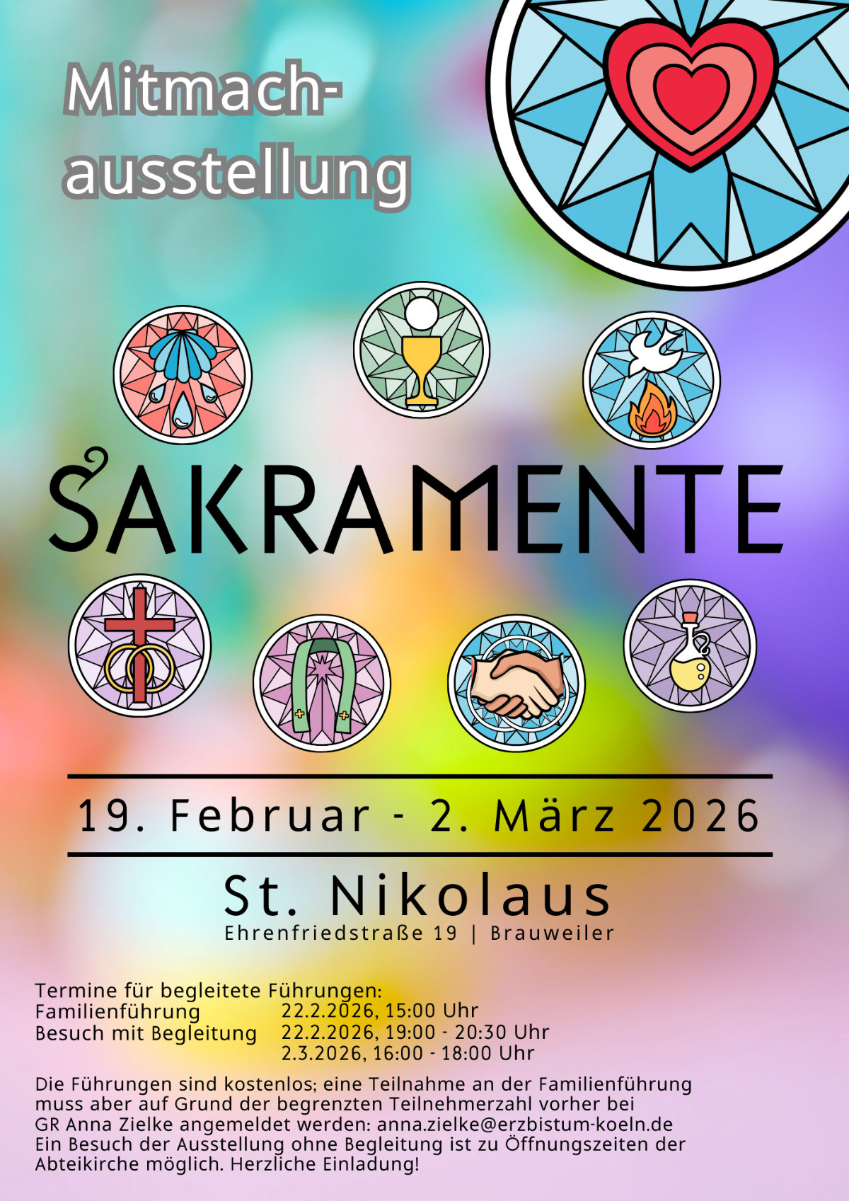 Sakramentenausstellung Plakat 2026