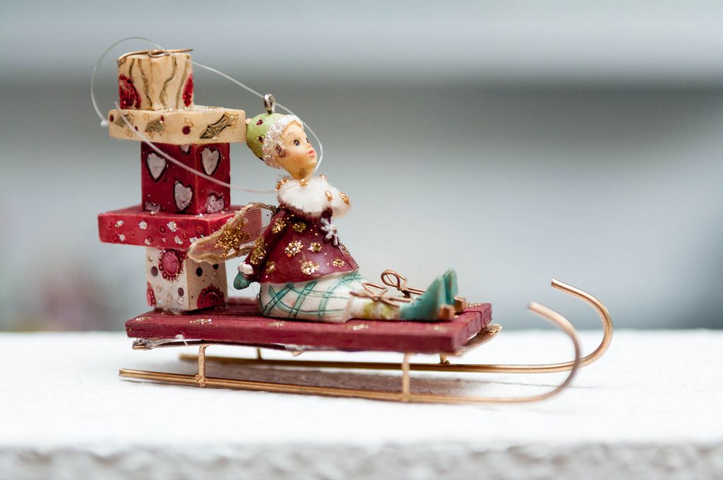 Engel auf Schlitten by Marco Verch