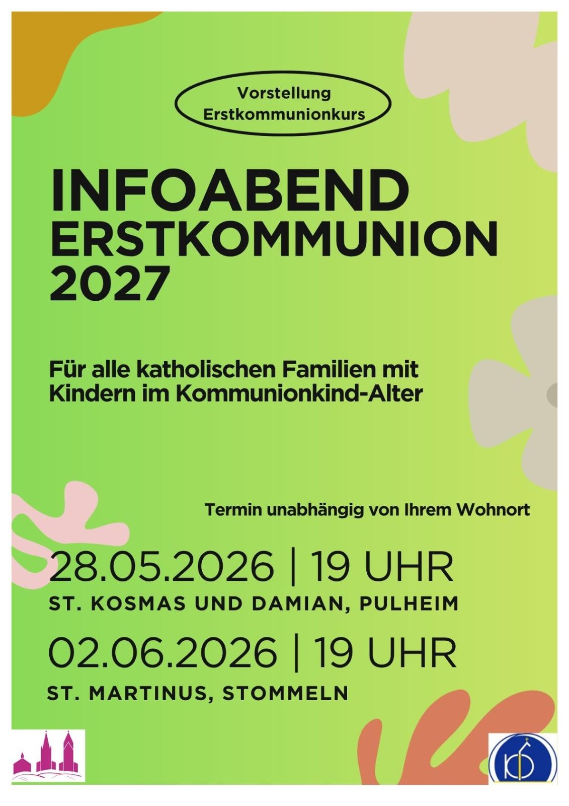 Erstkommunion Elternabend 2027