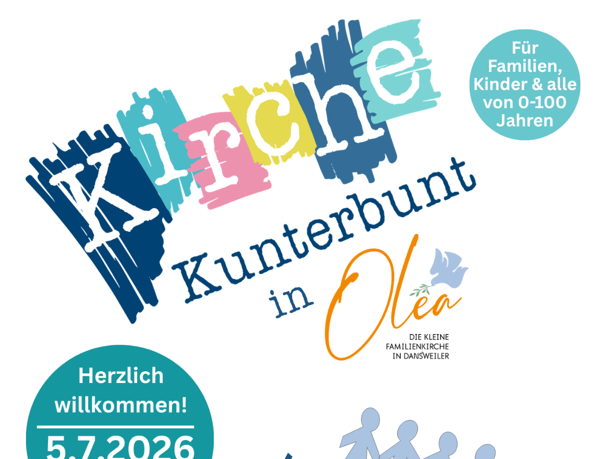 Plakat Kirche Kunterbunt