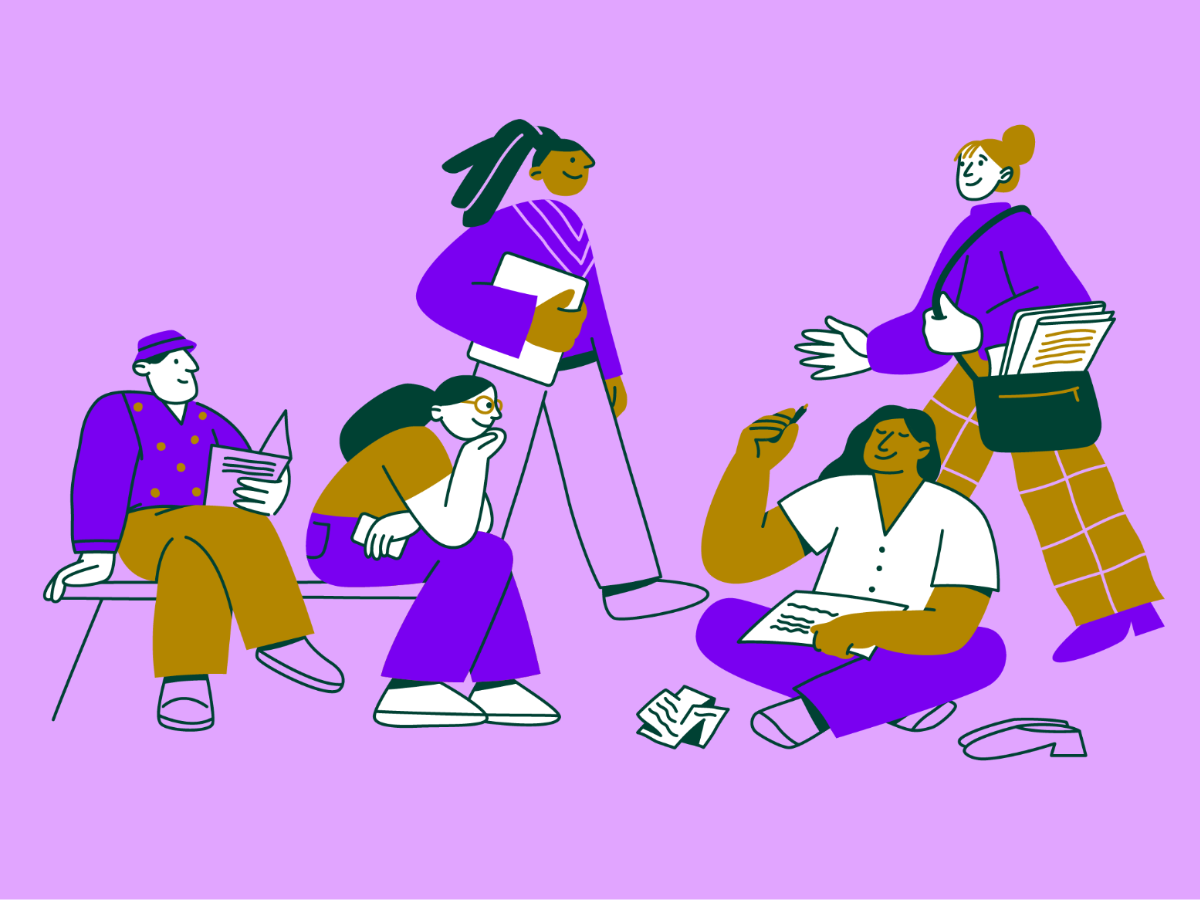 Illustration Zusammenarbeit