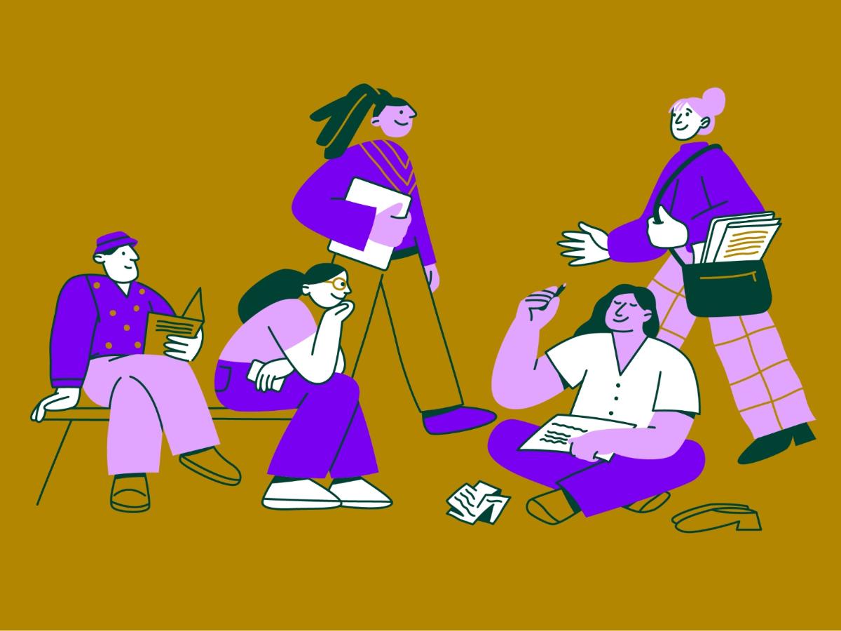 Illustration Zusammenarbeit gold_Erzbistum Köln