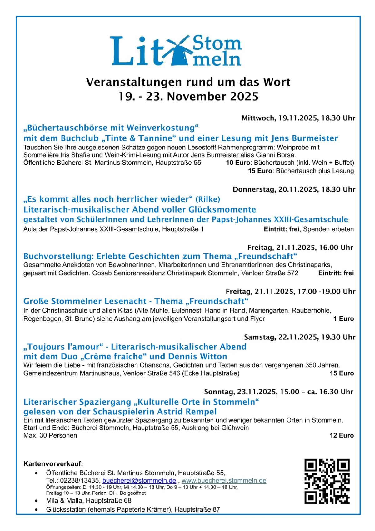 LitStommeln Plakat 2025