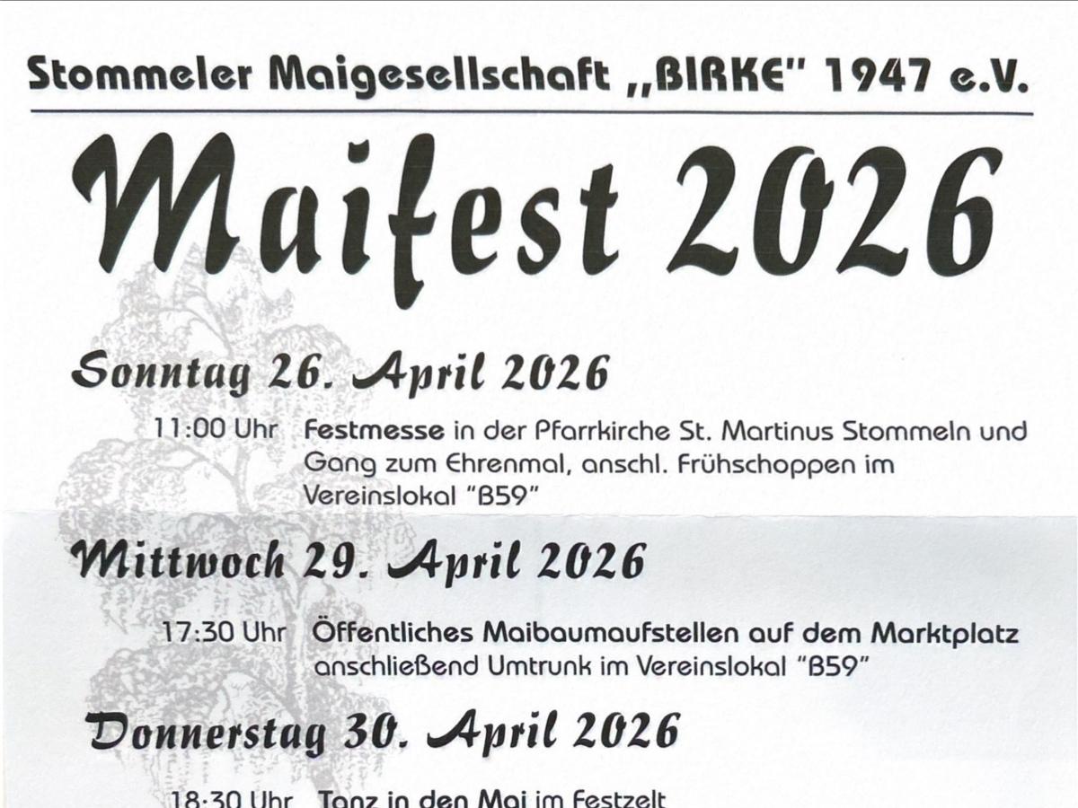 Maifest 2026