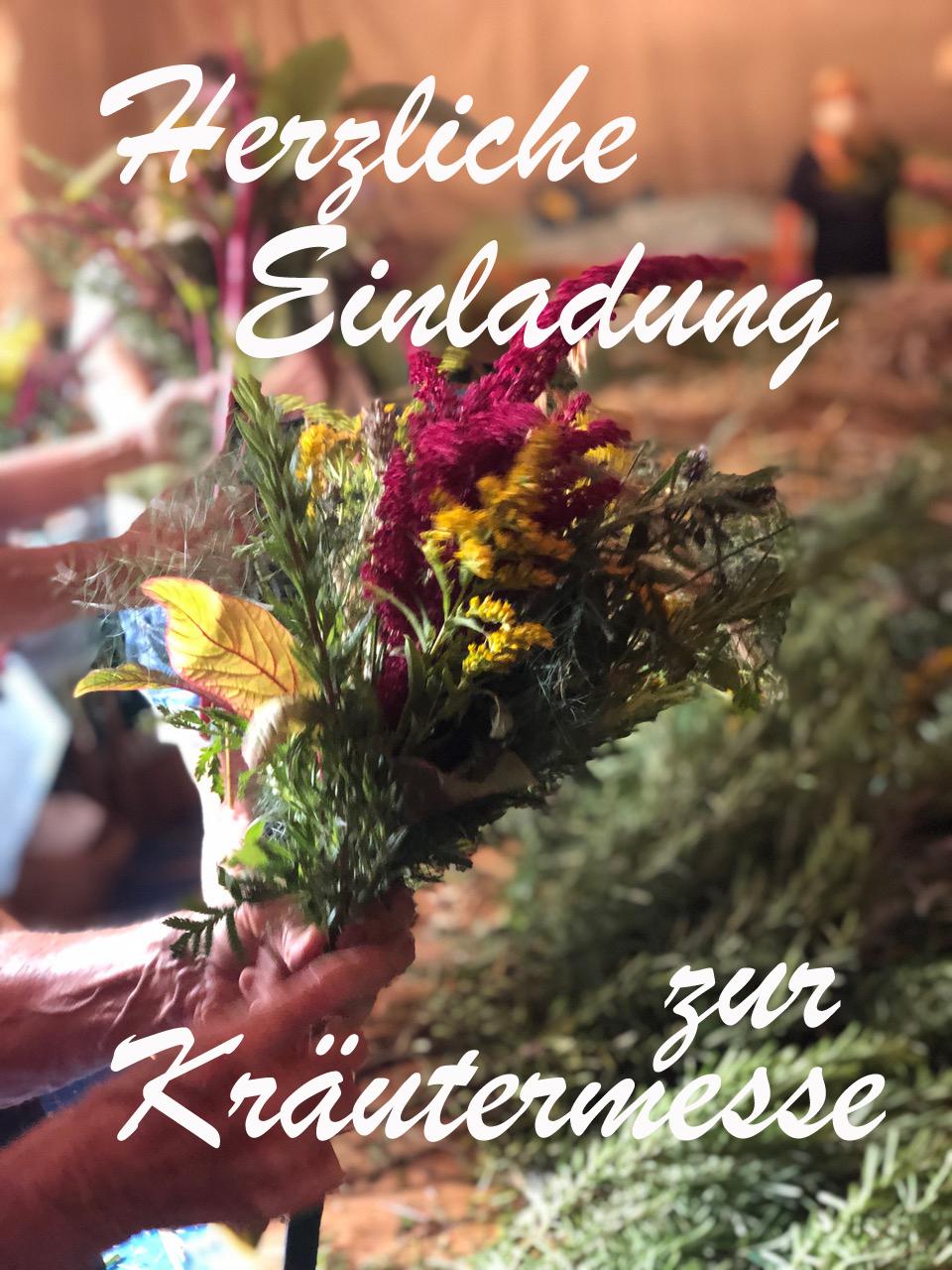 Herzliche Einladung zur Kräutermesse